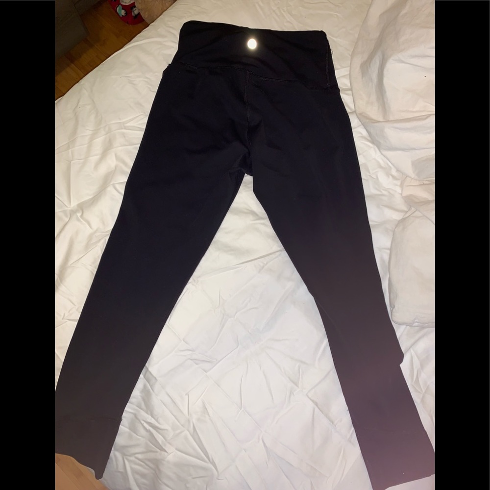 Reflex Black Cropped Leggings